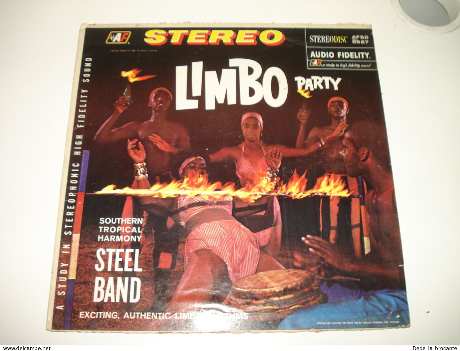 B12 / Tropical Harmony Steel Band – Limbo Party – AFSD 5967 - US 1962  EX/VG+ - Reggae