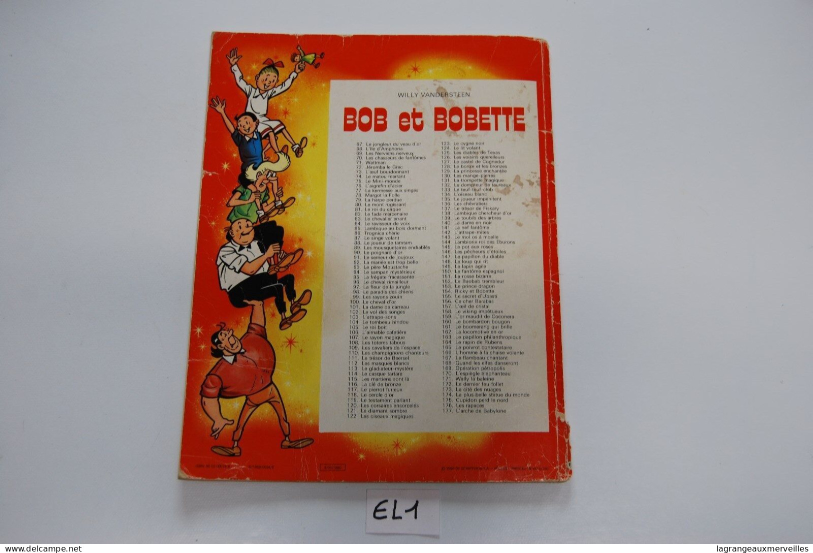 E1 BD - Bob Et Bobette - Le Semeur De Joujoux - 1980 - Bob Et Bobette