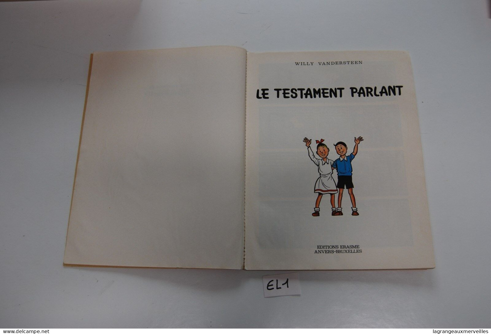 E1 BD - Bob Et Bobette -Le Testament Parlant - 1980 - Suske En Wiske