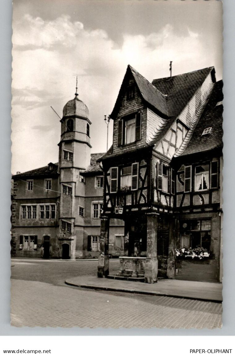 6508 ALZEY, Deutsches Haus, Rathaus, 1954 - Alzey