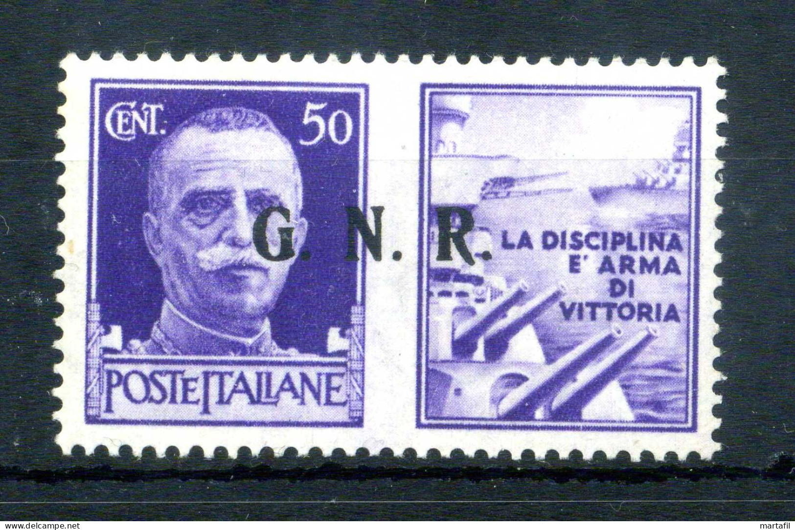1944 Repubblica Sociale Italiana RSI Propaganda Di Guerra N.21/III III Tipo MNH ** - Propaganda De Guerra