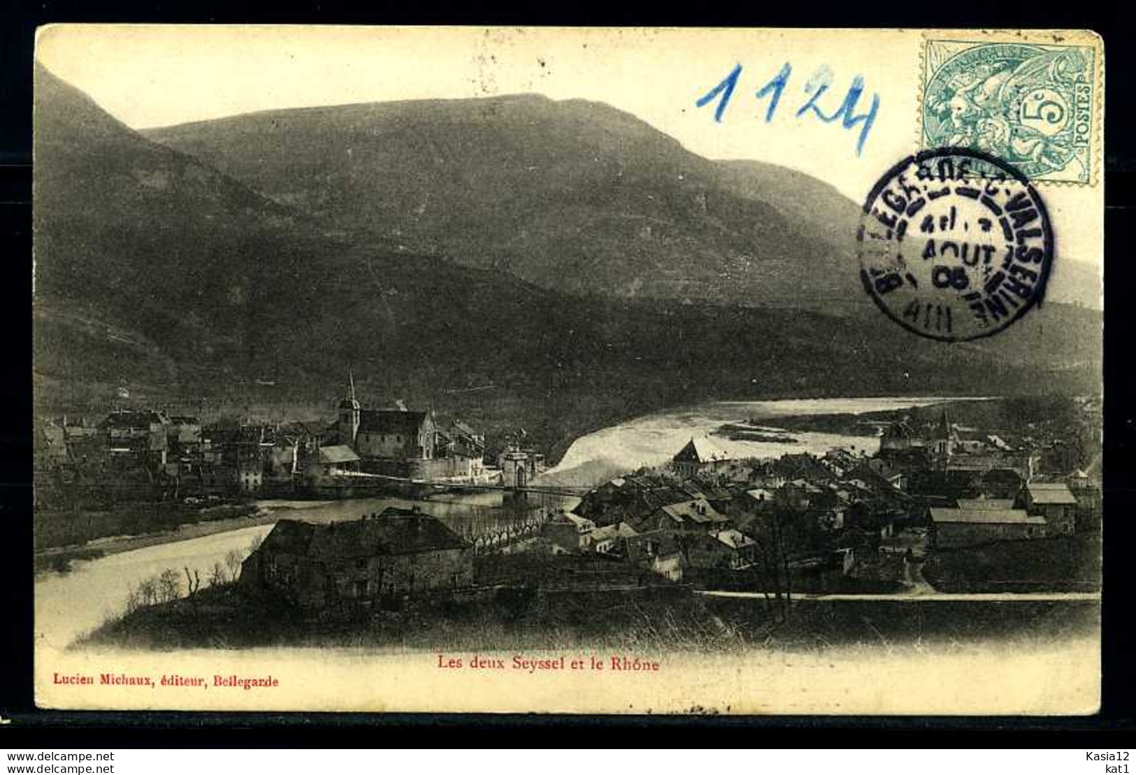 K03941)Ansichtskarte Seyssel 1906 - Seyssel