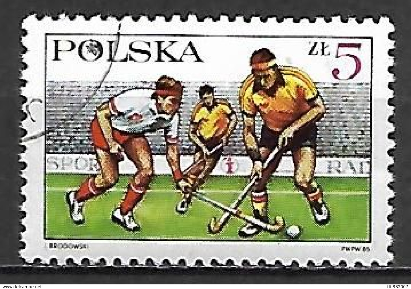 POLOGNE     -      HOCKEY-SUR-GAZON      -    Oblitéré - Jockey (sobre Hierba)