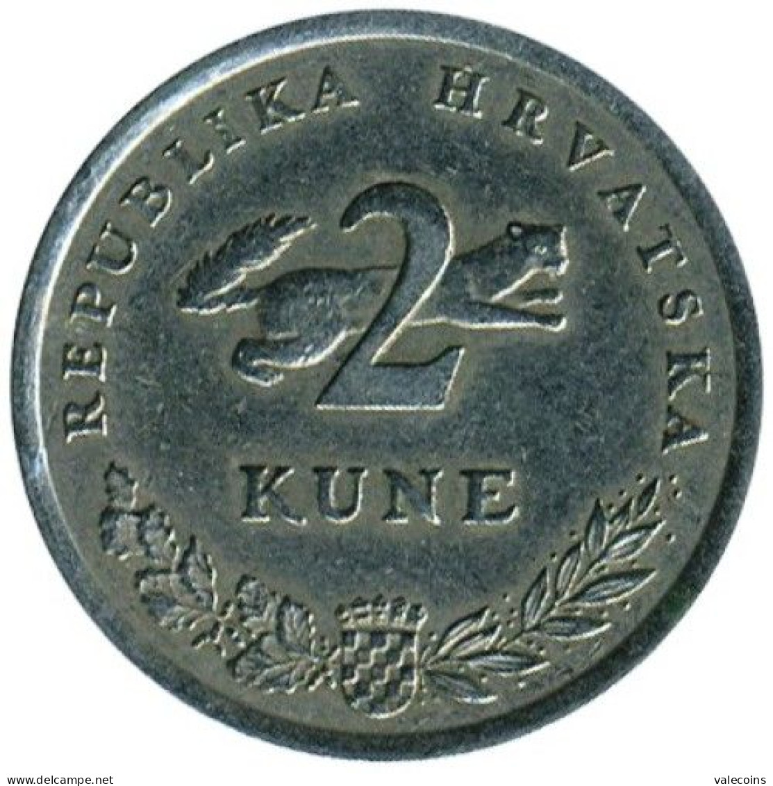 CROAZIA CROATIA HRVATSKA - 1996 -   2 KUNE - KM 21 - Thunnus Thynnus - XF+ - Kroatien