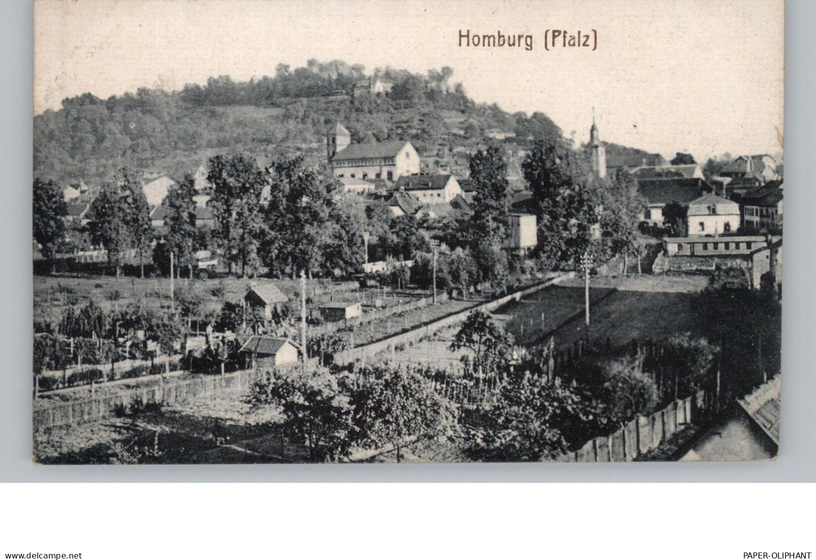 6650 HOMBURG, Blick über Den Ort - Saarpfalz-Kreis