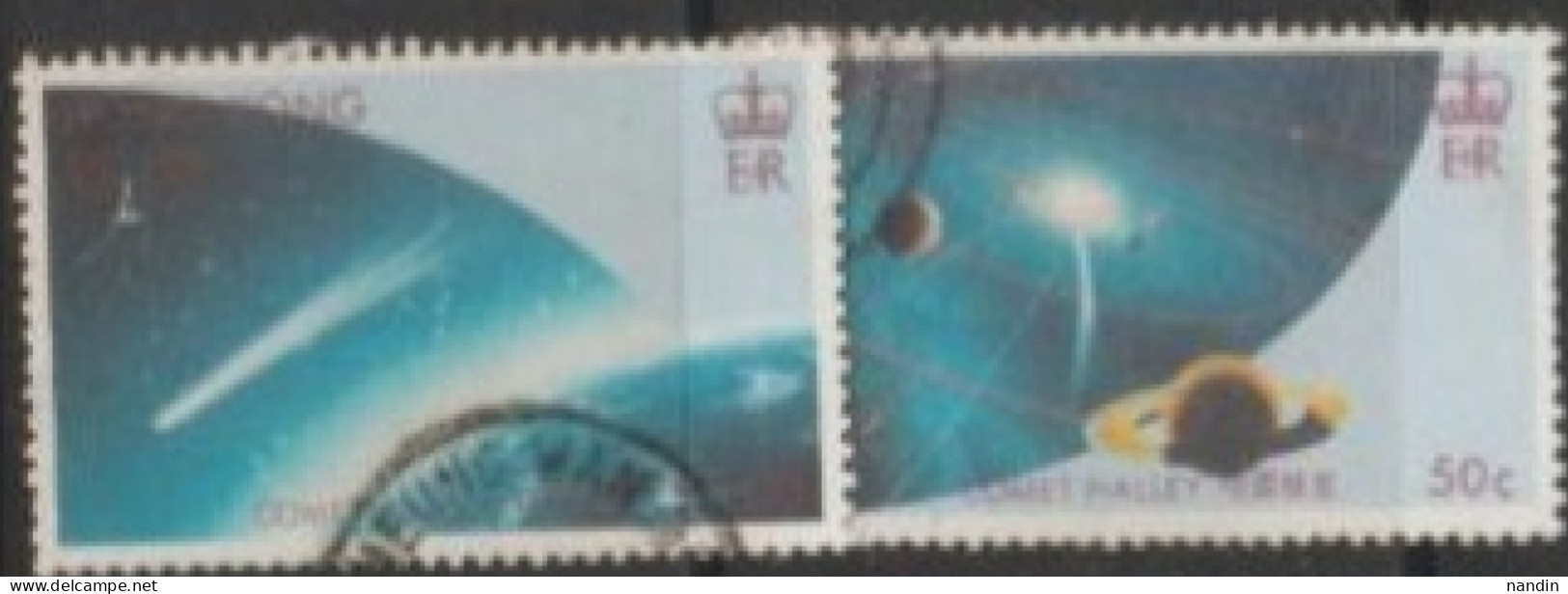 1986 HONGKONG USED STAMPS On  Appearance Of Halley's Comet/ - Used Stamps