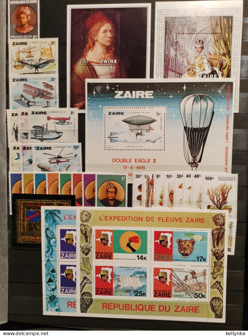 Zaire - 1971 à 1980 (800 à 1085) Complet - MNH - Verzamelingen