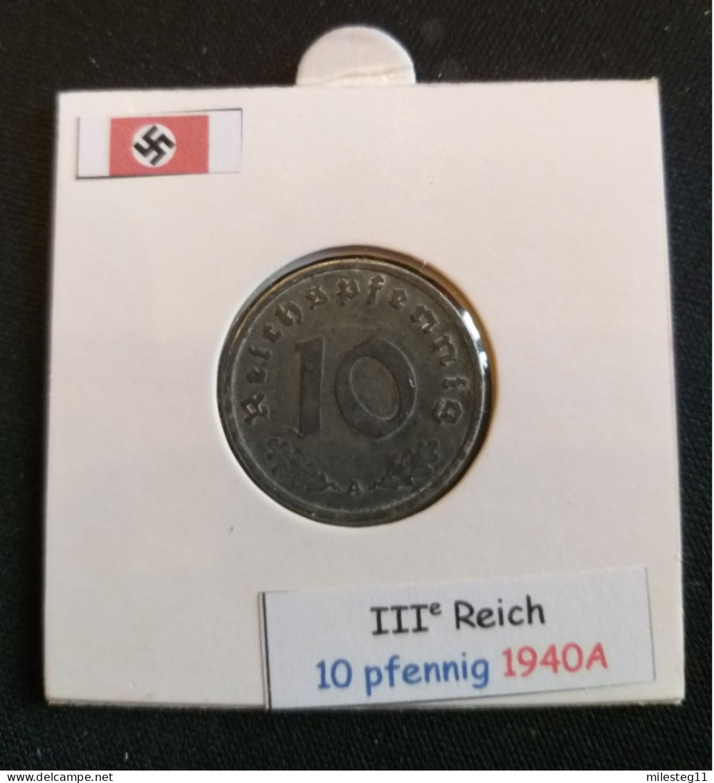 Pièce De 10 Reichspfennig De 1940A (Berlin) - 10 Reichspfennig