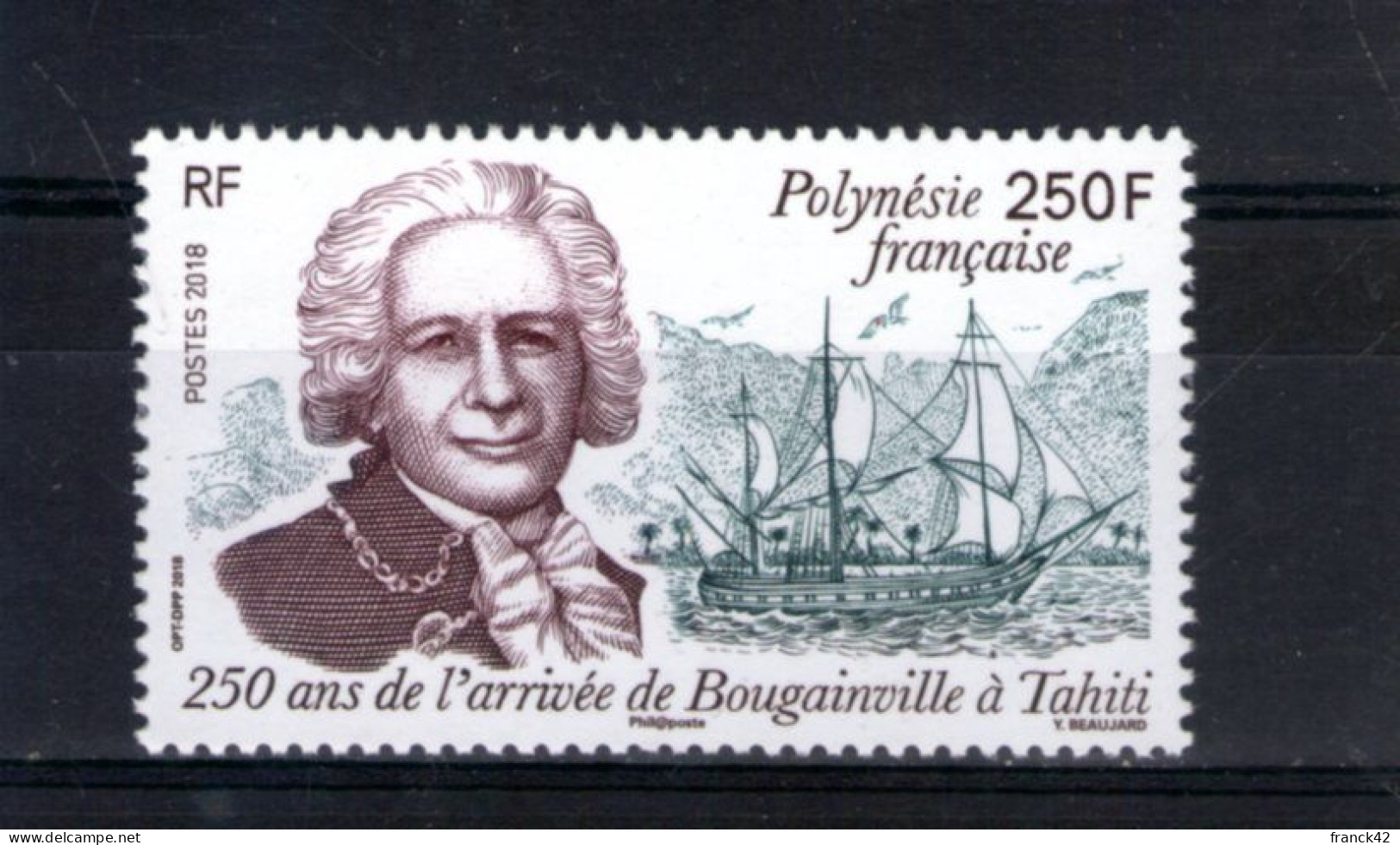 Polynésie Française. 250e Anniversaire De L'arrivée De Bougainville. 2018 - Neufs