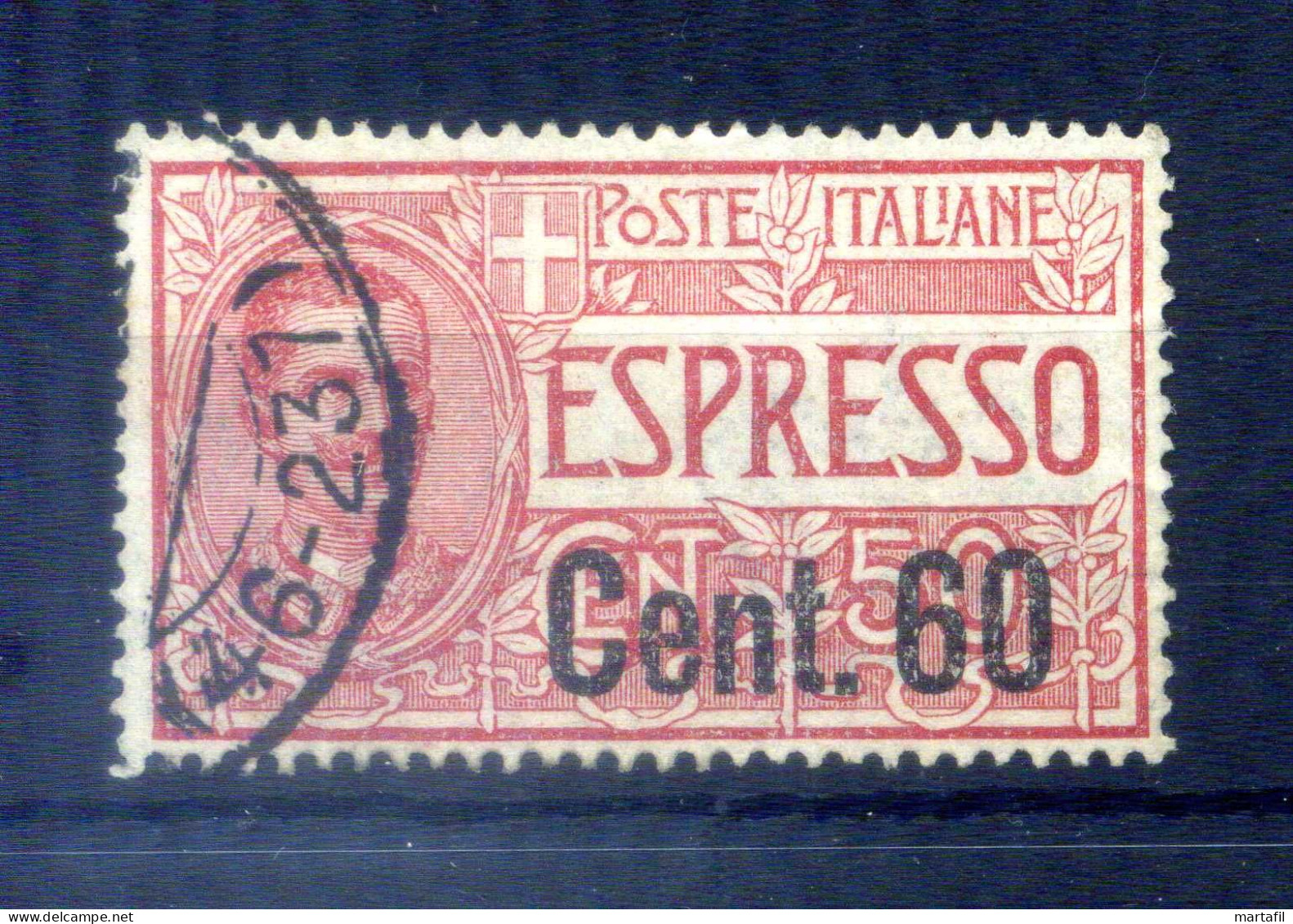 1922 REGNO Espresso E6 USATO - Express Mail