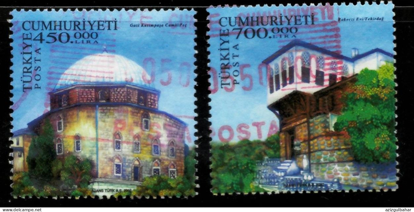 TURKEY 2002 -  USED - CULTURAL HERITAGE - Gebraucht