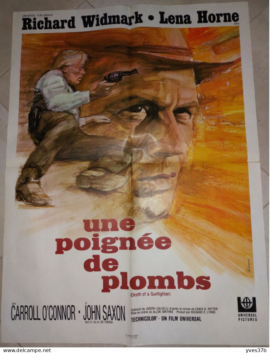 "Une Poignée De Plombs" R. Widmark, L. Horne...1969 - Affiche 60x80 - TTB - Afiches & Pósters