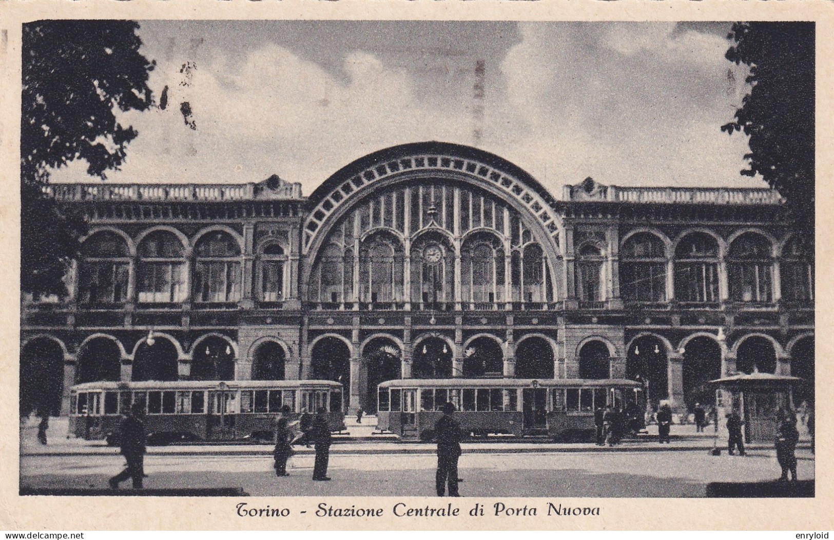Torino Stazione Centrale Di Porta Nuova ( Tram ) 1949 - Stazione Porta Nuova