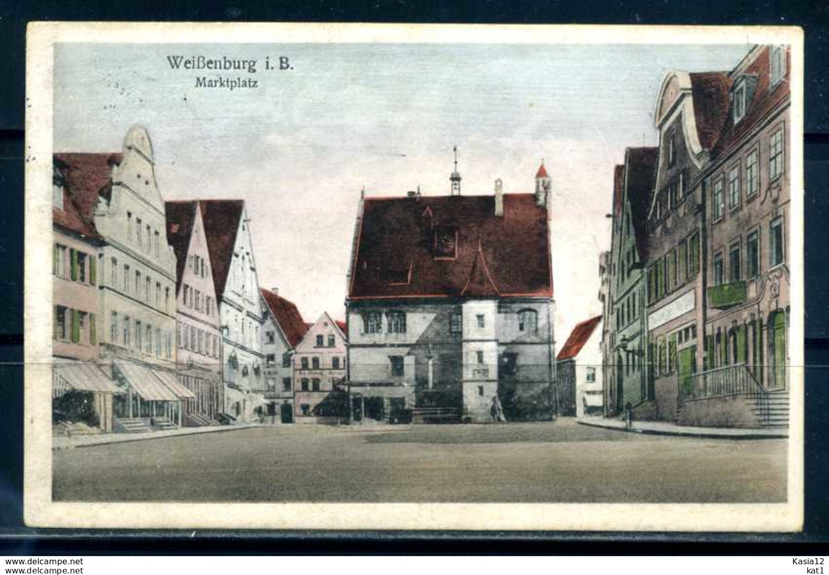 K06022)Ansichtskarte: Weissenburg, Marktplatz - Weissenburg