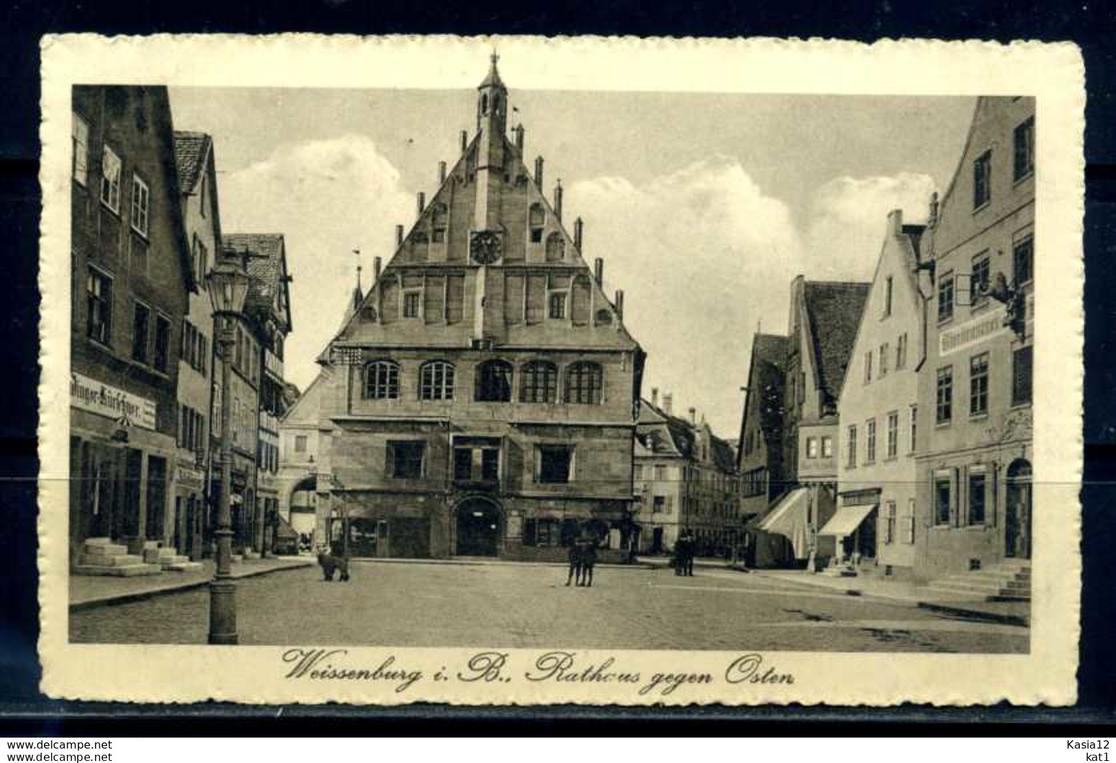 K06024)Ansichtskarte: Weissenburg, Rathaus - Weissenburg