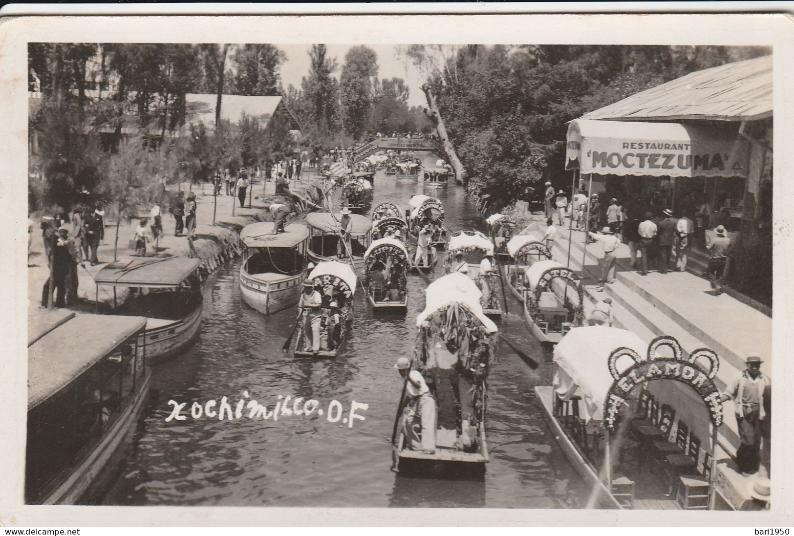 Messico - Xochimilco  (foto Formato Cartolina) 14 X 9 Cm. - América
