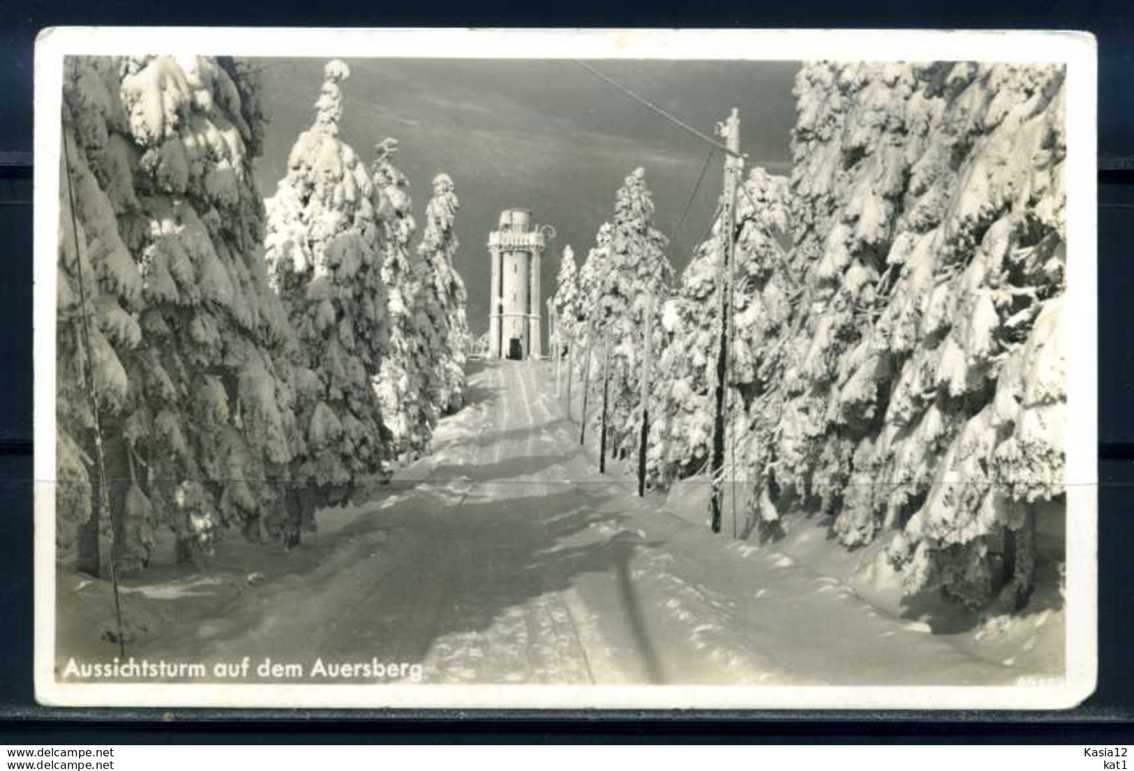 K06379)Ansichtskarte: Auersberg, Auffahrtsstr. - Auersberg