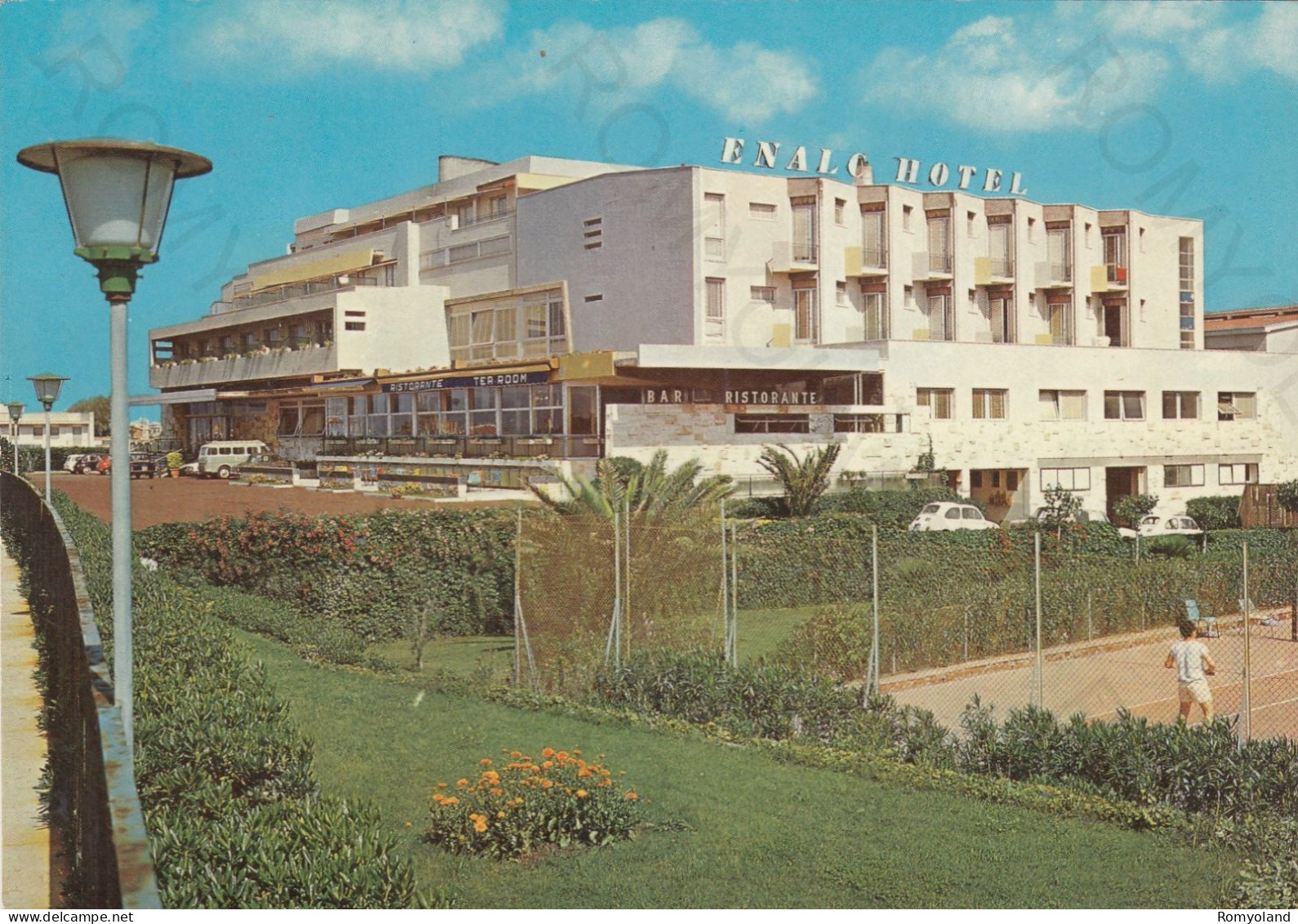 CARTOLINA  ROMA,LAZIO-E.N.A.L.C. HOTEL (SCUOLA ALBERGHIERA)-CULTURA,RELIGIONE,IMPERO ROMANO,BELLA ITALIA,NON VIAGGIATA - Cafés, Hôtels & Restaurants