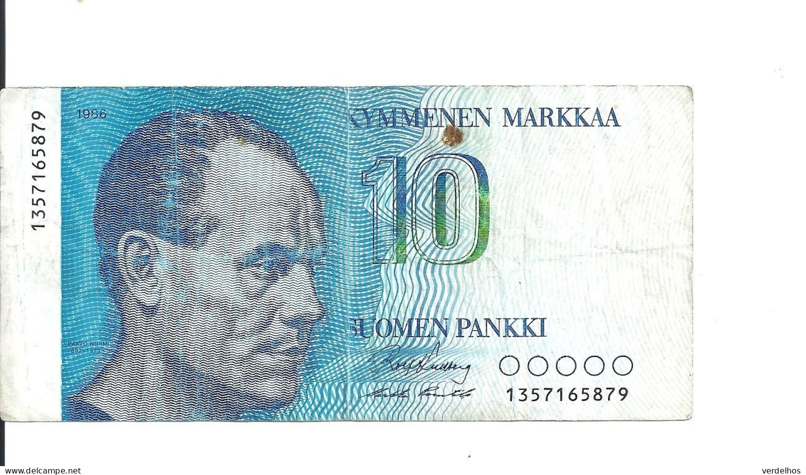 FINLANDE 10 MARKKAA 1986 VF P 113 - Finnland