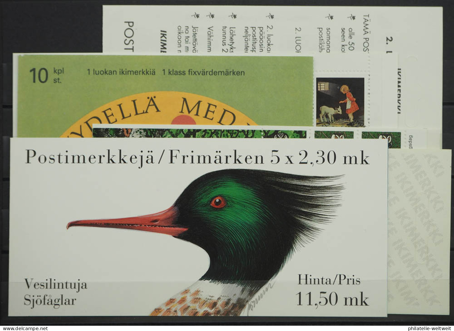 1993 Finnland; Jg. In Dne HN Kpl. Mit MH 32/35, MH 1199 + 1217, Gest., ME 62,- - Altri & Non Classificati