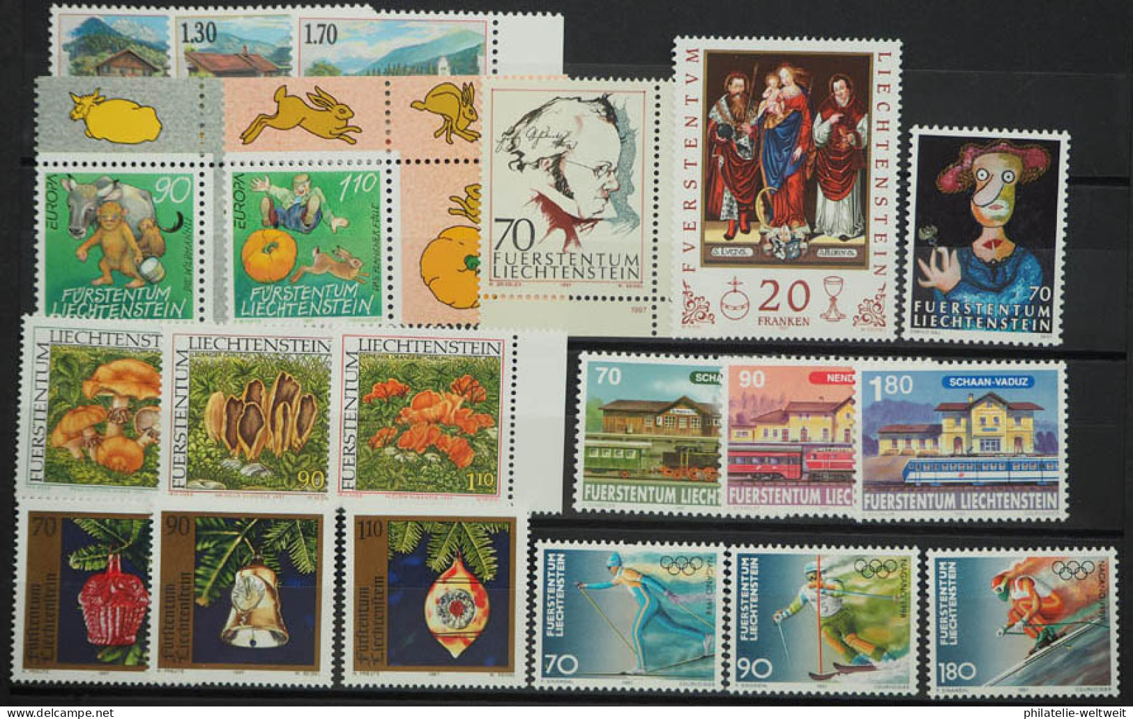 1997 Liechtenstein; Jahrgang In Den HN Komplett, Postfrisch/MNH, ME 84,- - Other & Unclassified