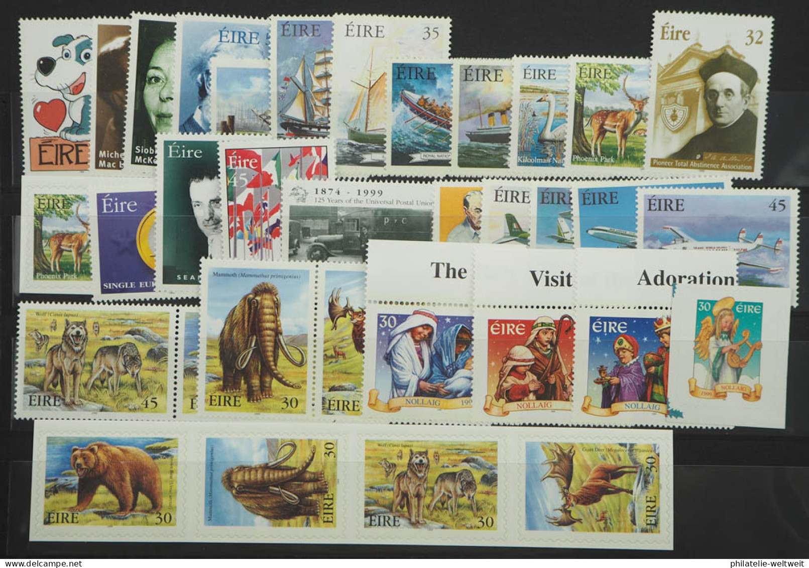 1999 Irland; Jg. Mit MH 45, Bl. 31 I MH 1165/1179, Zd, Ohne 1120/32, ME 175 - Andere & Zonder Classificatie