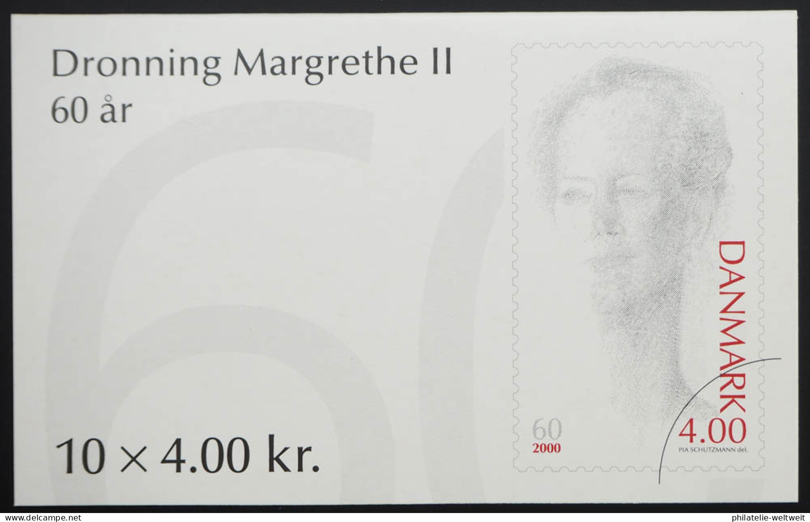 2000 Dänemark; Markenheftchen Margrethe II, Postfrisch/MNH, MiNr. 1238 MH - Altri & Non Classificati