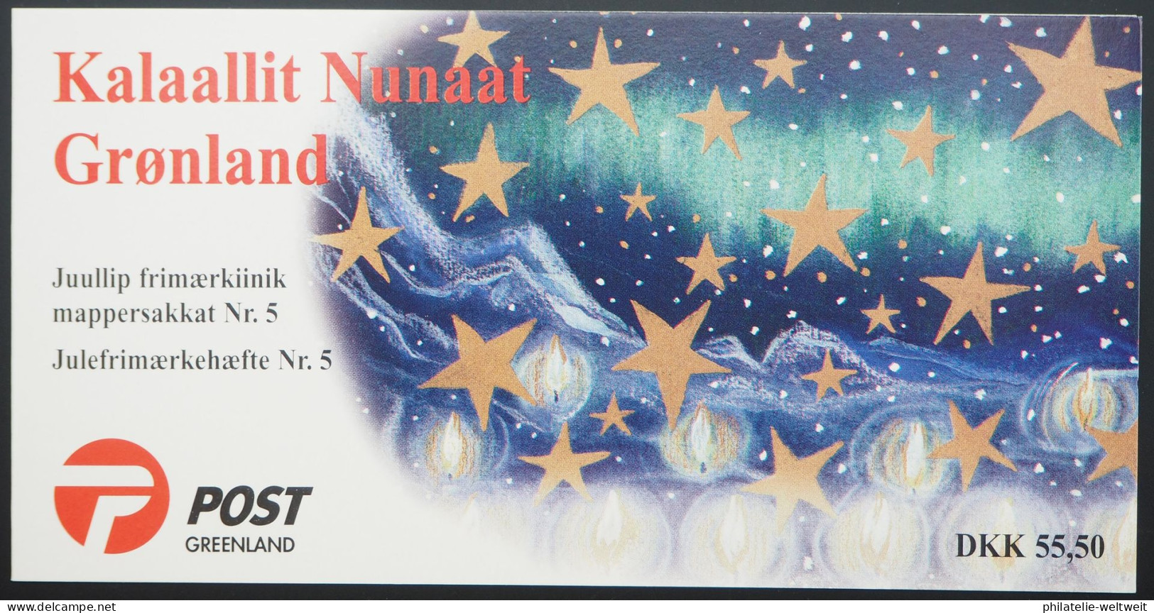 2000 Grönland; Markenheftchen Weihnachten, Gest., MiNr. 359/60 MH, ME 22,- - Autres & Non Classés