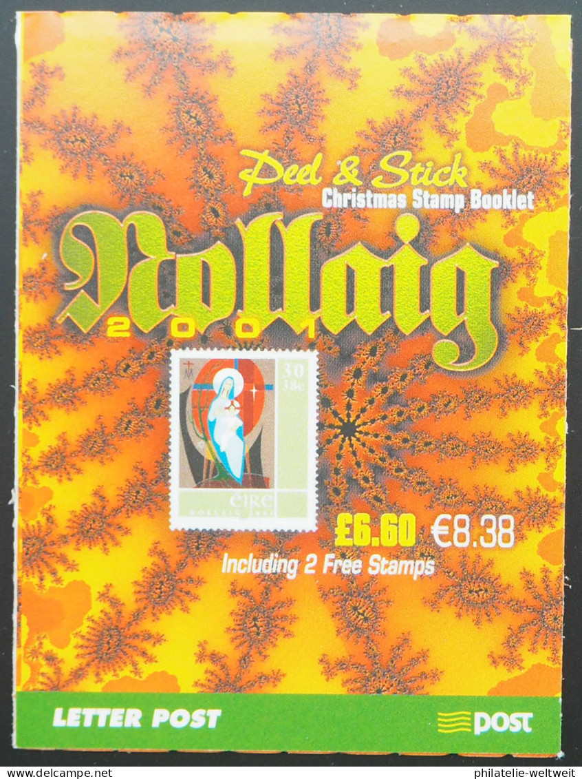 2001 Irland; Markenheftchen Weihnachten, Postfrisch/MNH, MiNr. 1380 MH - Sonstige & Ohne Zuordnung