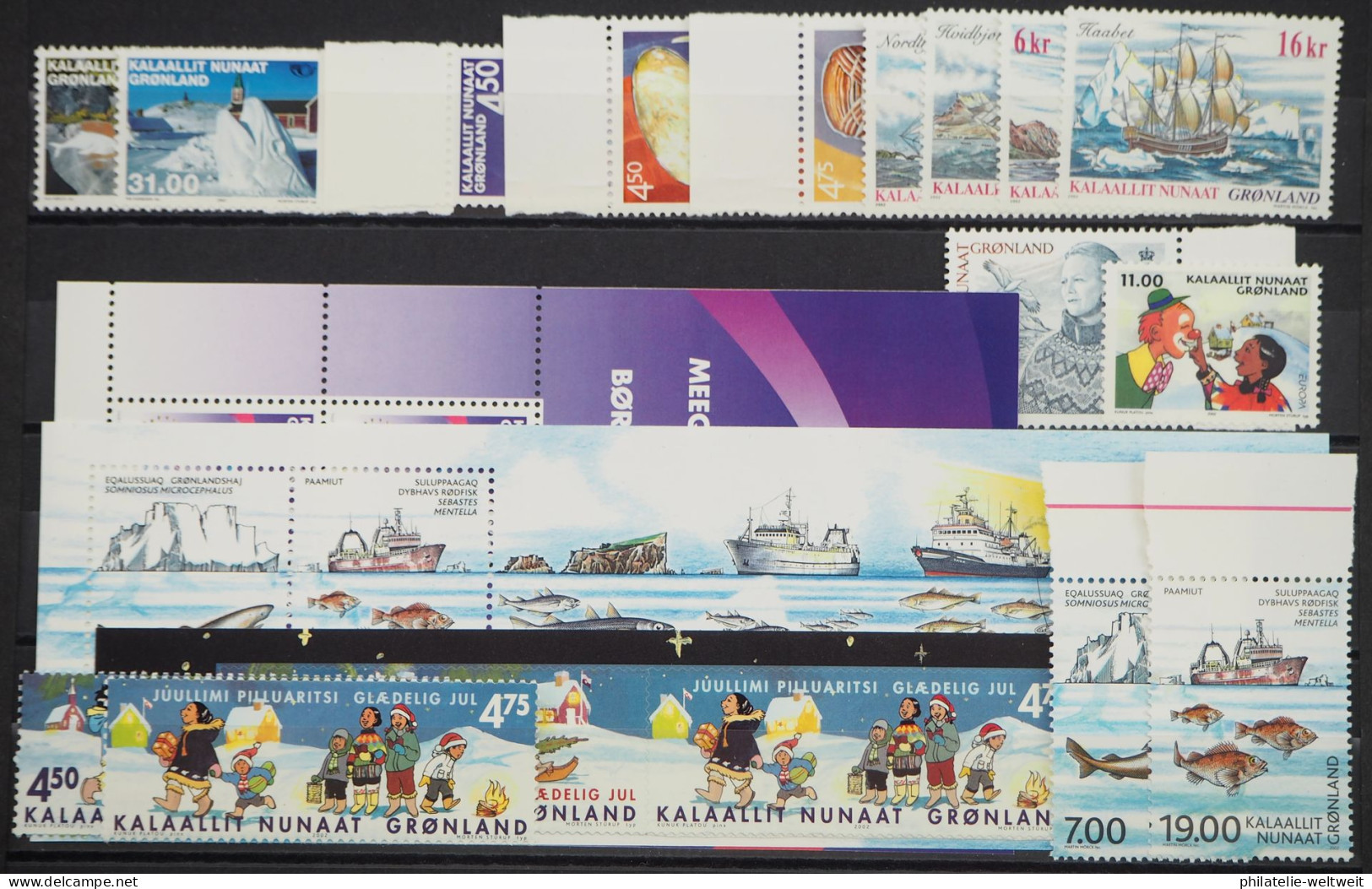 2002 Grönland; In Den Hauptnummern Kpl. Jahrgang, **/MNH, ME 62,- - Andere & Zonder Classificatie