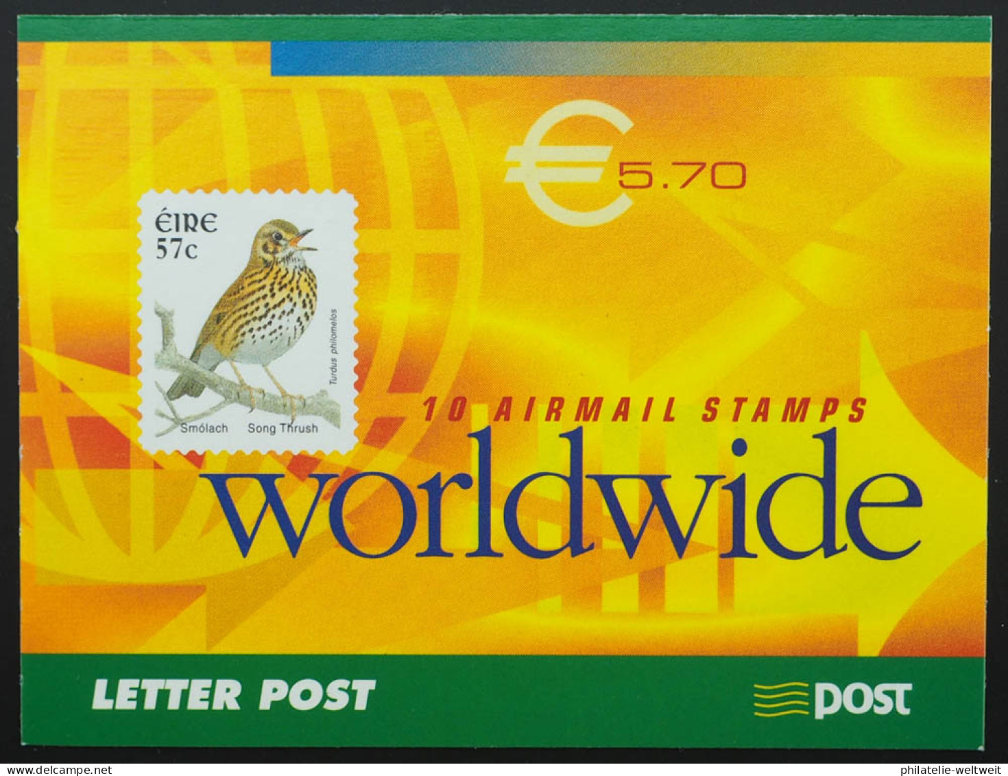 2002 Irland; Markenheftchen Einheimische Vögel, **/MNH, MiNr. 1426 MH - Sonstige & Ohne Zuordnung