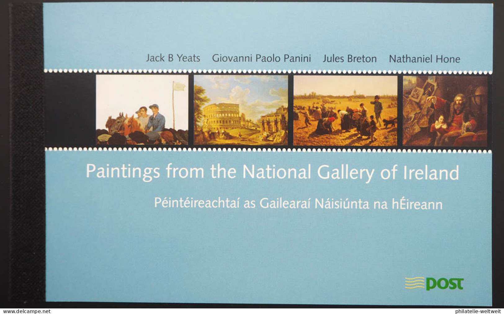 2002 Irland; Markenheftchen Nationalgalerie, **/MNH, MiNr. 1455/58, ME 16,- - Other & Unclassified