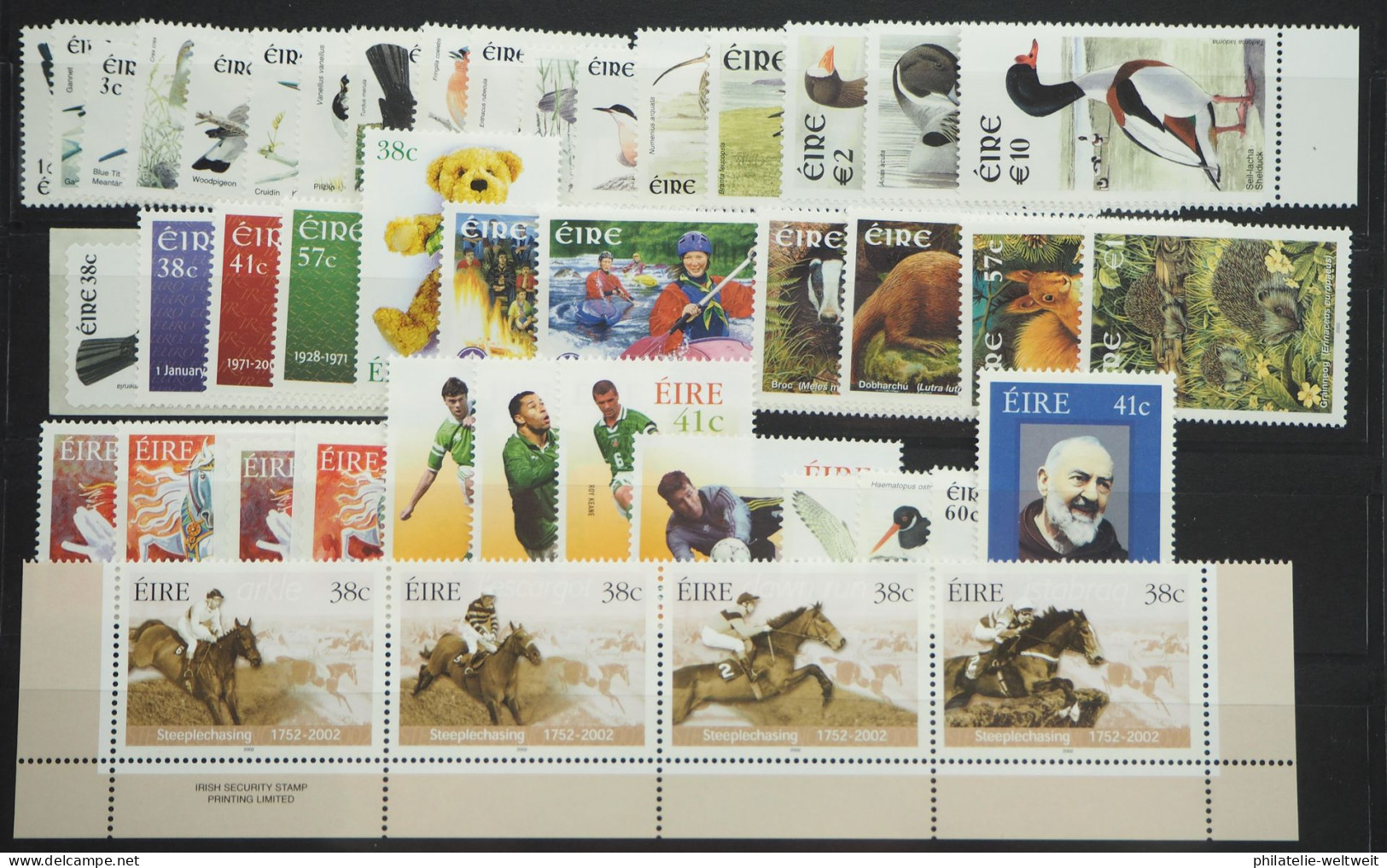 2002 Irland; In Den Hautpnummern Kompletter Jahrgang, **/MNH, ME 280,- - Sonstige & Ohne Zuordnung