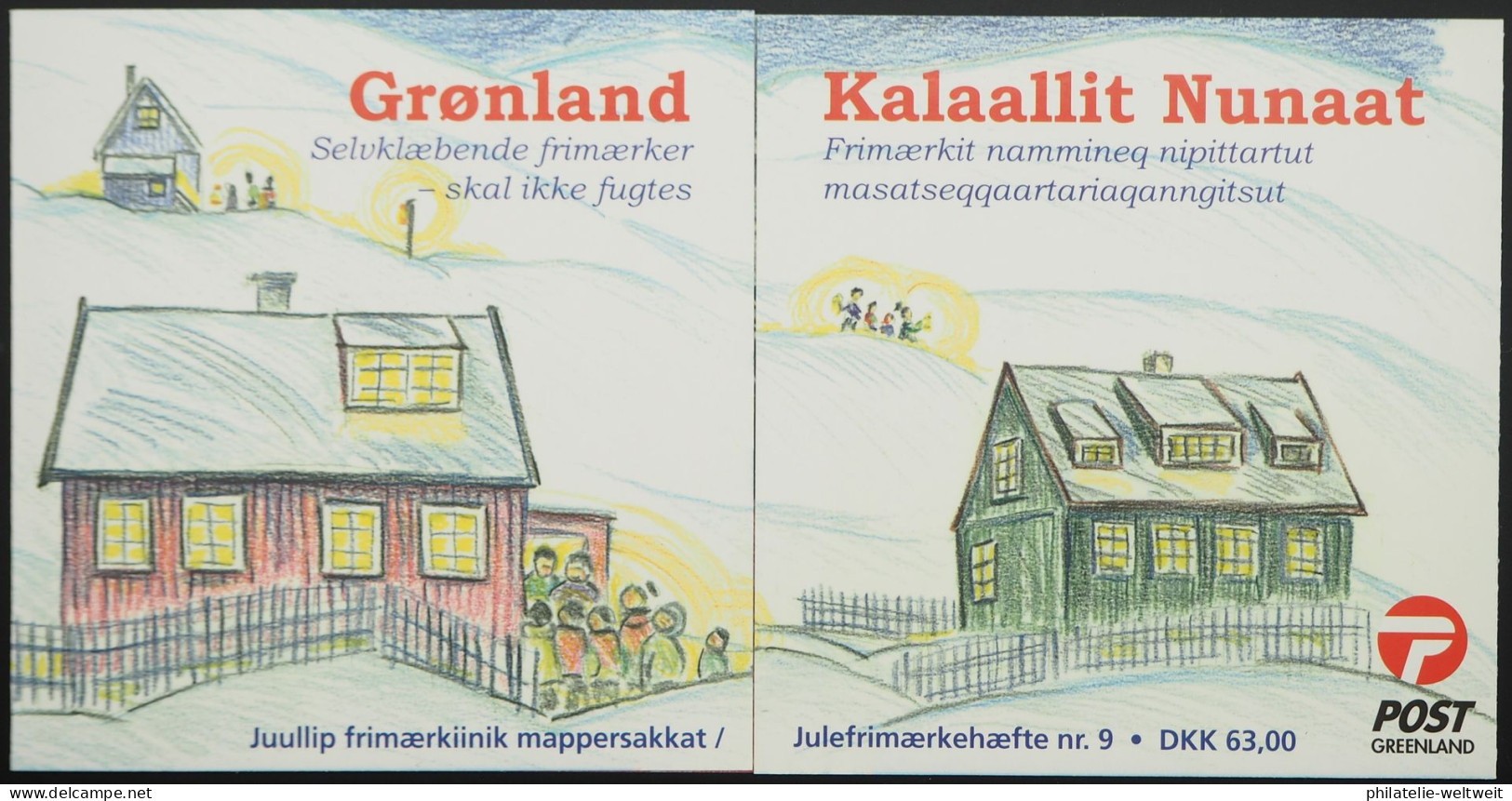 2004 Grönland; Markenheftchen Weihnachten, Gest., MiNr. 429/30 MH, ME 23,- - Other & Unclassified