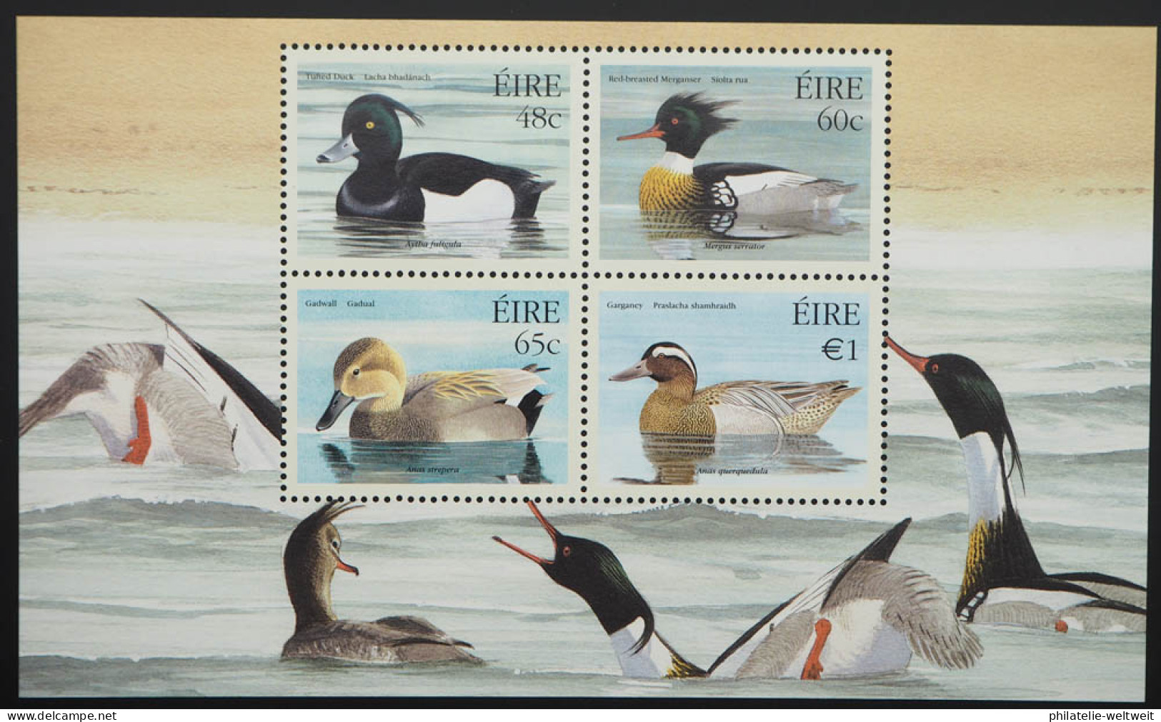 2004 Irland; Block Einheimische Enten, Postfrisch/MNH, Bl. 52 - Otros & Sin Clasificación