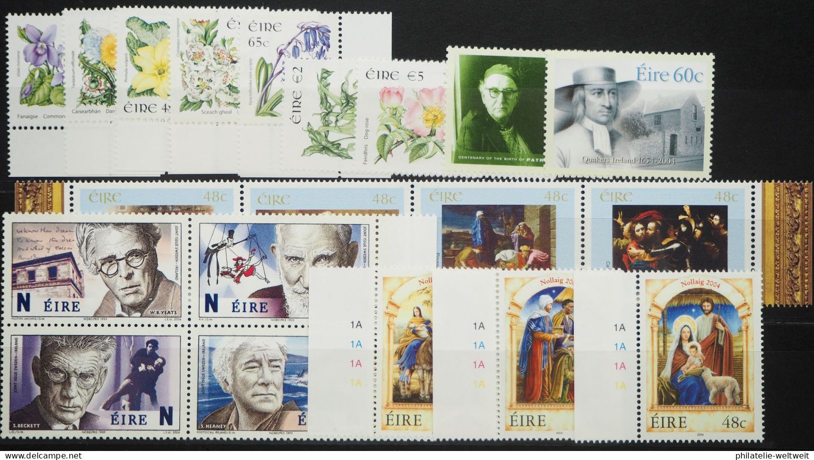 2004 Irland; In Den HN Kompletter Jg Mit MH, Postfrisch/MNH, ME 218,- - Other & Unclassified