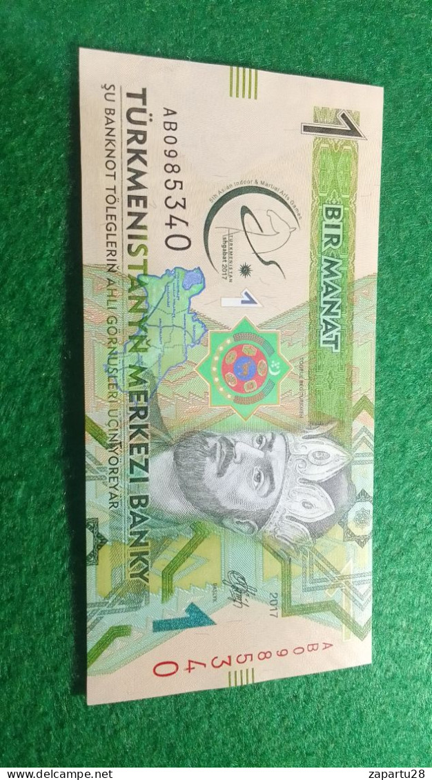 TÜRKMENİSTAN     1   MANAT          XF - Turkmenistan