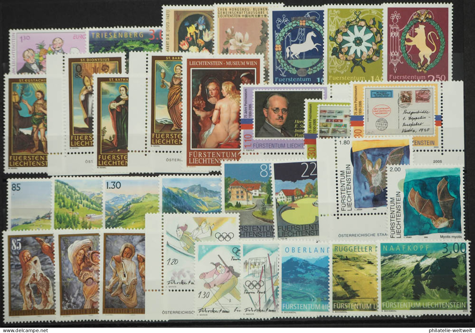 2005 Liechtenstein; Jahrgang In Den HN Komplett, Postfrisch/MNH, ME 123,- - Sonstige & Ohne Zuordnung