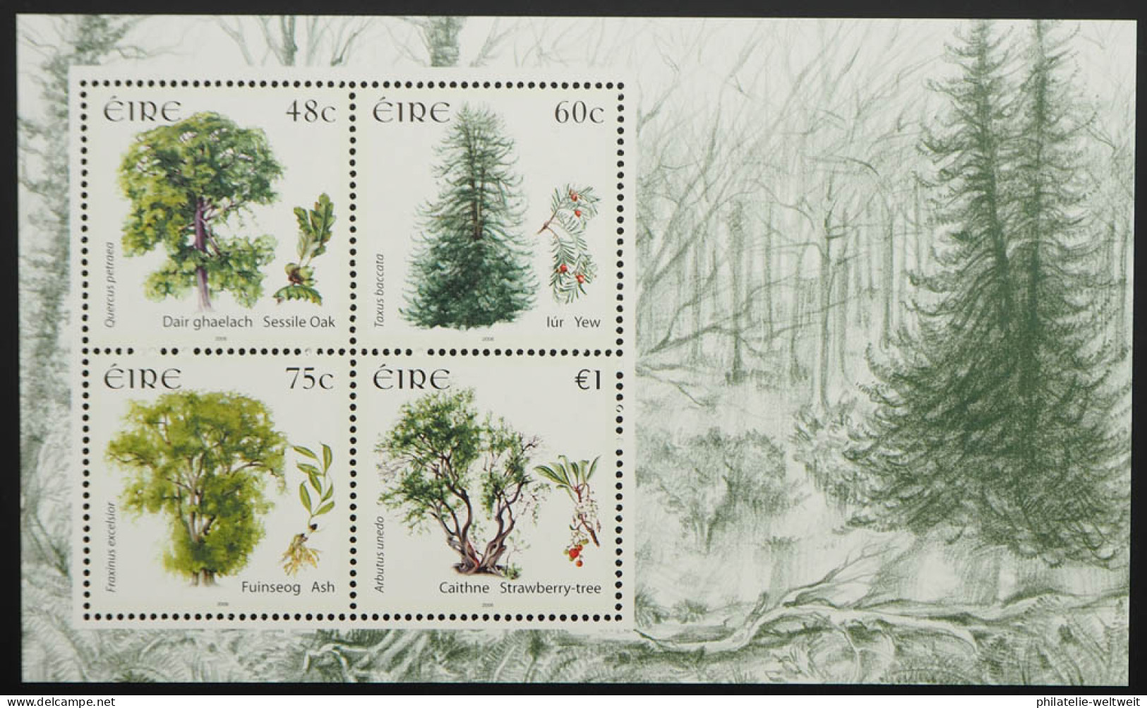 2006 Irland; Block Fauna Und Flora, Postfrisch/MNH, Bl. 58 - Sonstige & Ohne Zuordnung