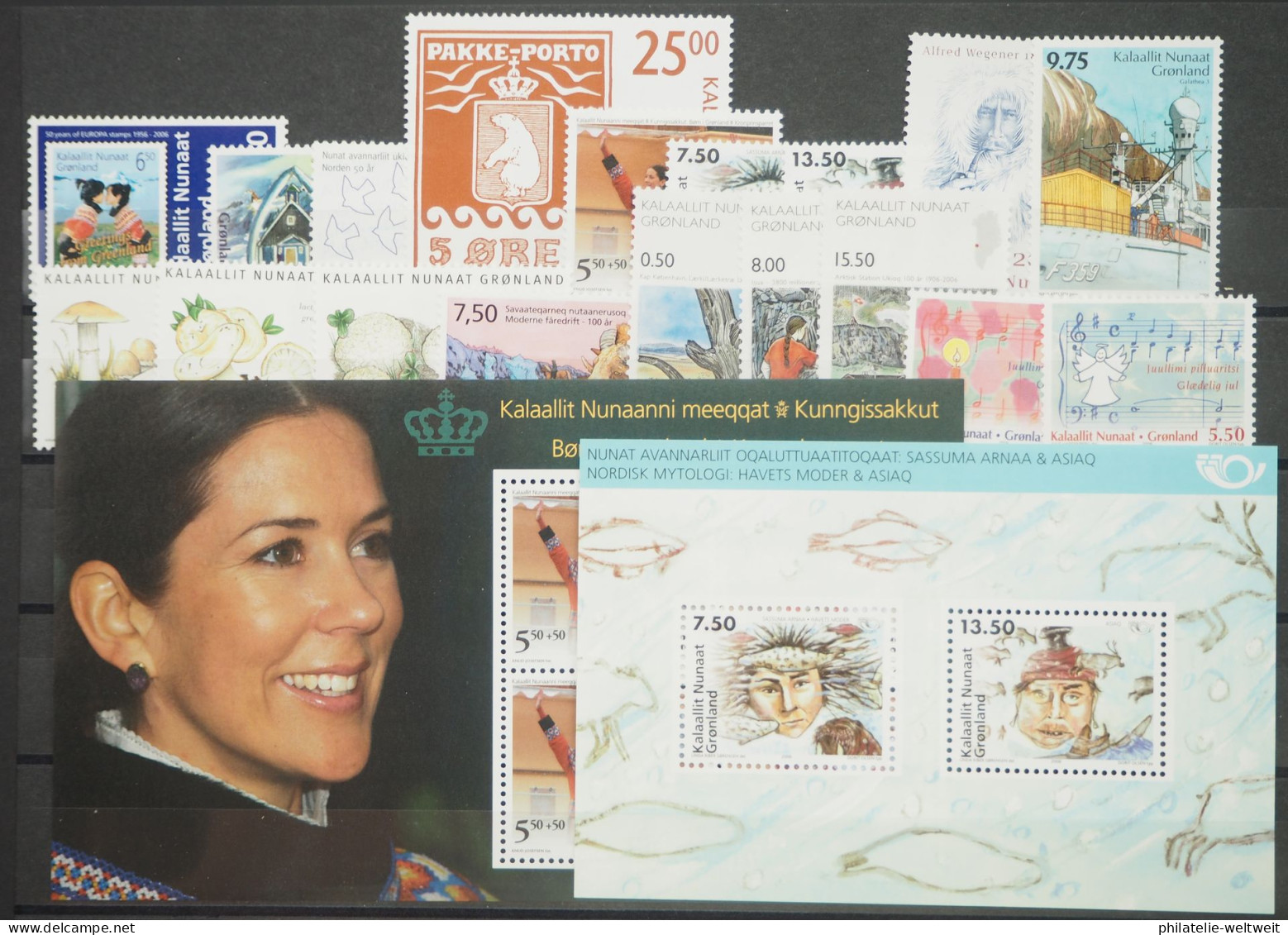 2006 Grönland; In Den Hauptnummern Kompletter Jahrgang, **/MNH, ME 100,- - Sonstige & Ohne Zuordnung