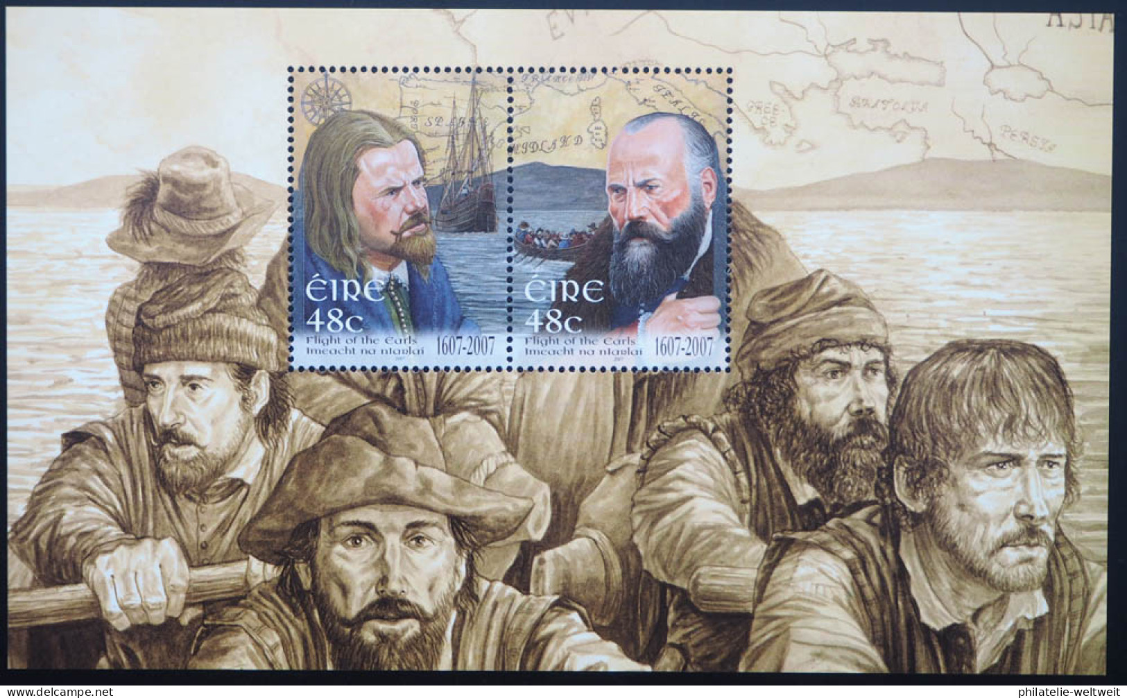 2007 Irland; Block Flucht Des Grafen, Postfrisch/MNH, Bl. 64 - Other & Unclassified