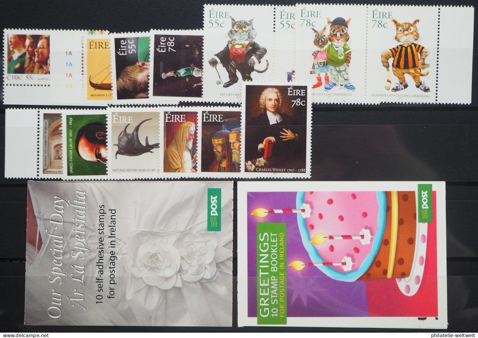 2007 Irland; In Den HN Kompletter Jg. Mit MH, Postfrisch/MNH, ME 232,- - Otros & Sin Clasificación