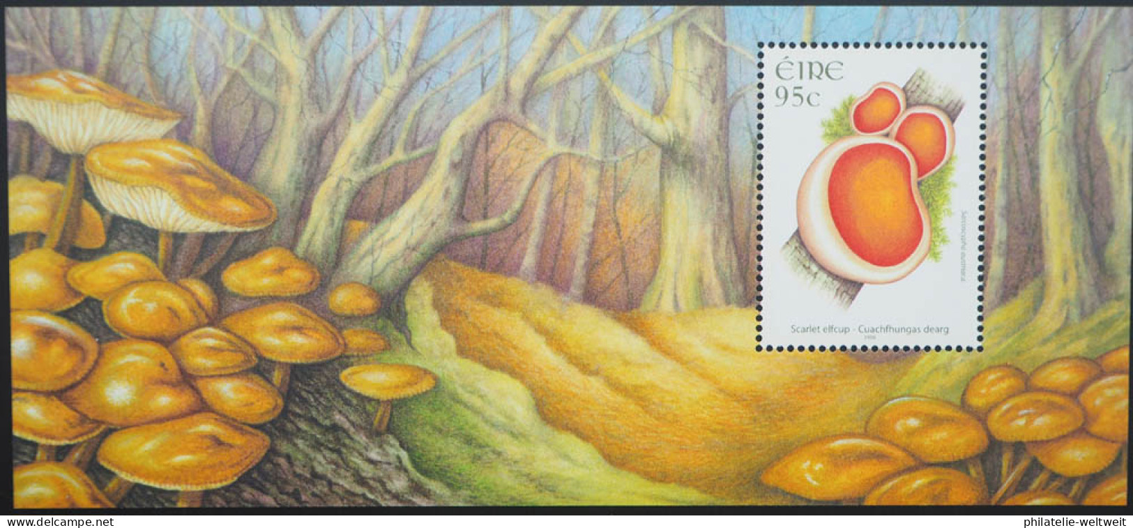 2008 Irland; Block Pilze, Postfrisch/MNH, Bl. 74 - Autres & Non Classés