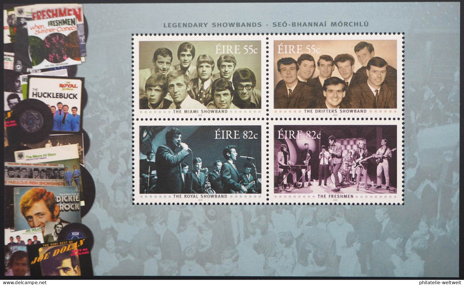 2010 Irland; Block Showbands, Postfrisch/MNH, Bl. 84 - Sonstige & Ohne Zuordnung