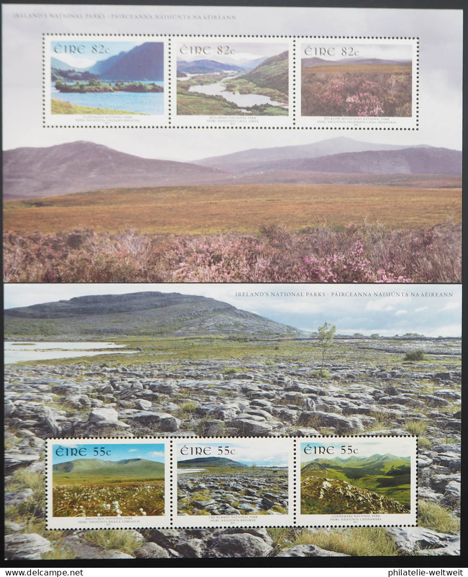 2011 Irland; Beide Blocks Nationalparks, Postfrisch/MNH, Bl. 85/86 - Autres & Non Classés