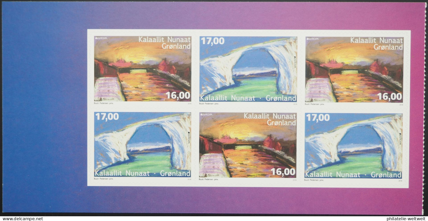 2018 Grönland; Markenheftchenblatt Brücken, **/MNH, MiNr. 780/81, ME 30,- - Other & Unclassified