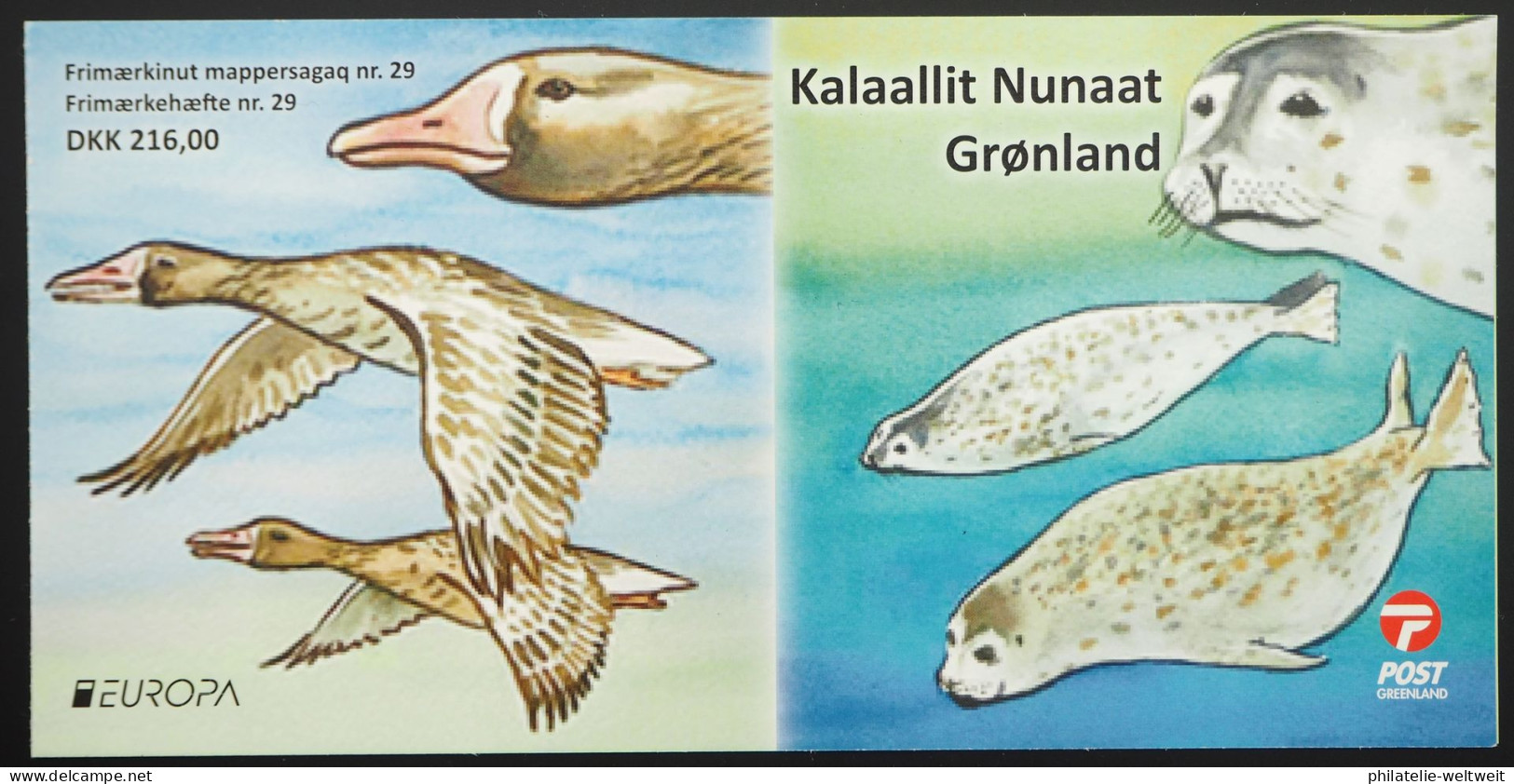 2021 Grönland; Serie Wildtiere Im Markenheftchen, Gest., MiNr. 886/87, ME 66,- - Sonstige & Ohne Zuordnung