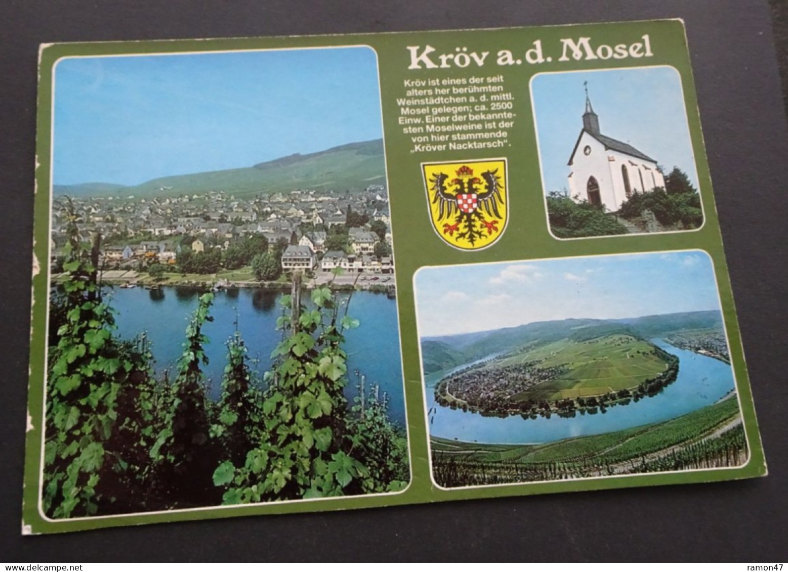 Kröv A.d. Mosel - Herst. U. Verlag Schöning & Co + Gebrüder Schmidt, Lübeck - # 5563 - Kröv