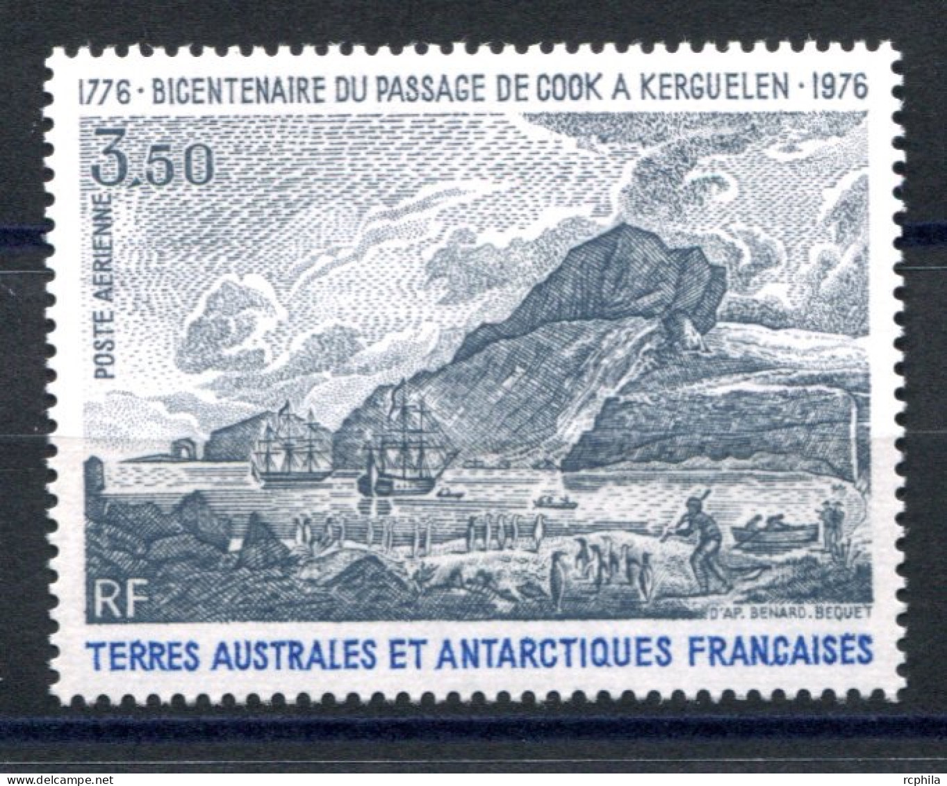 RC 26624 TAAF COTE 20€ PA N° 47 PASSAGE DE COOK AU KERGUELEN NEUF ** MNH TB - Luftpost