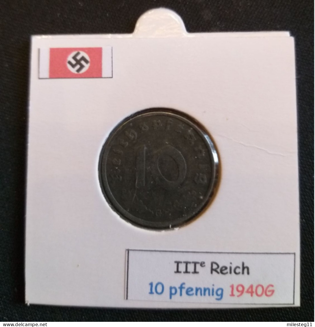 Pièce De 10 Reichspfennig De 1940G (Karlsruhe) - 10 Reichspfennig